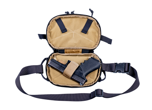 картинка Cумка кобура Козырь-2 для пистолета мужская, серая от магазина gear-craft.ru