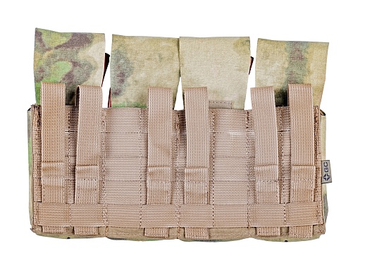 картинка Подсумок автоматный жесткий 4-1 с клапаном на велкро от магазина gear-craft.ru