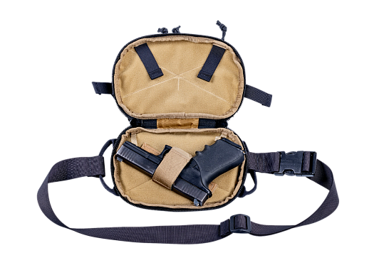 картинка Cумка кобура Козырь-2 для пистолета мужская, серая от магазина gear-craft.ru