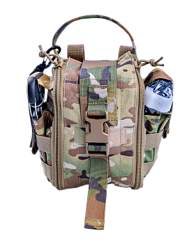 картинка Медицинский вертикальный подсумок MK5 с наполнением от магазина gear-craft.ru