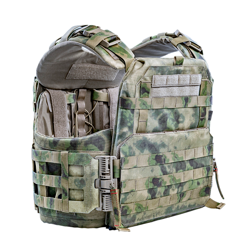 Бронежилет Атом 2.0 "Увеличенный" Мох L-XL