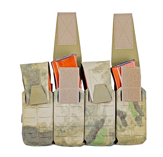 картинка Подсумок автоматный жесткий 4-1 с клапаном на велкро от магазина gear-craft.ru