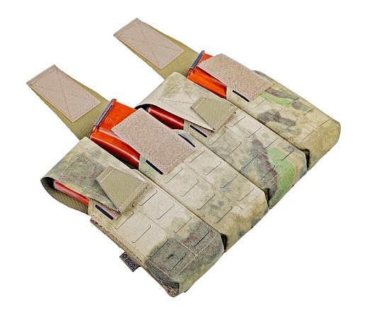 картинка Подсумок автоматный жесткий 4-1 с клапаном на велкро от магазина gear-craft.ru