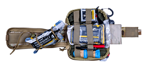 картинка Подсумок медицинский отрывной средний Mk.4 с наполнением от магазина gear-craft.ru